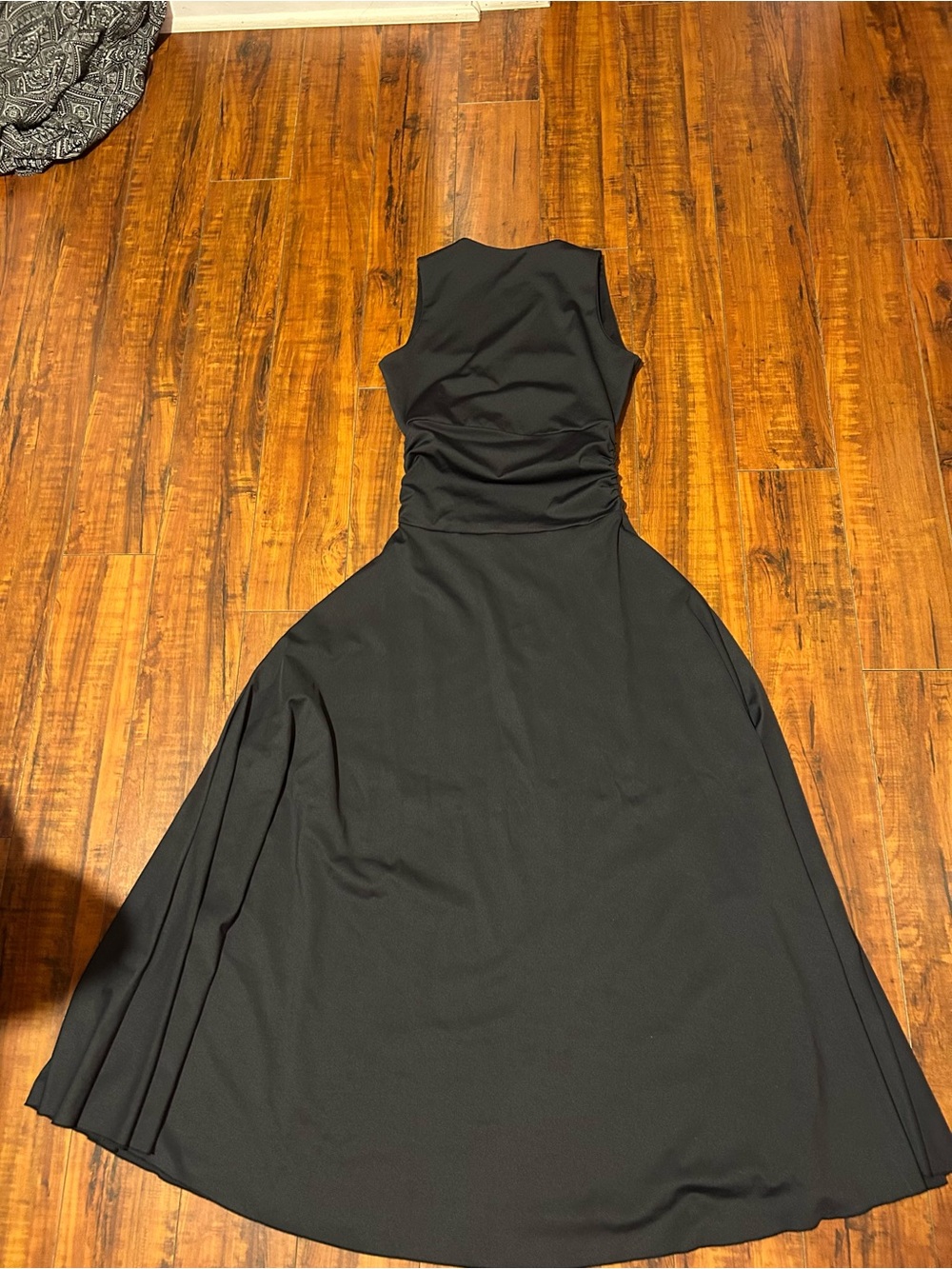 Source Unknown Black Sleeveless Maxi Dress
